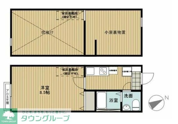 マ・ピエス千代田の物件間取画像